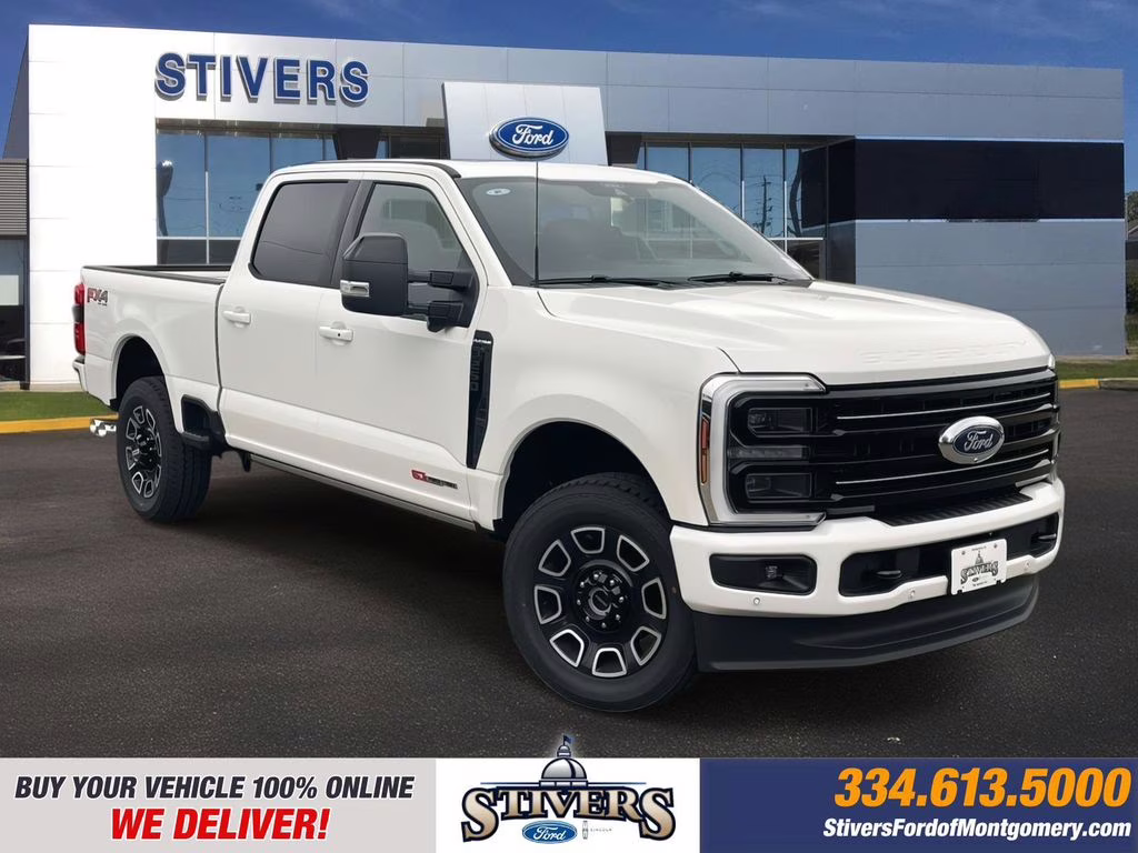2026 Star White Metallic Tri-Coat Ford Super Duty F-250 SRW Platinum 4X4 Truck