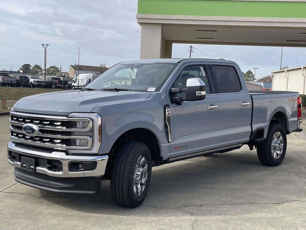 2026 Glacier Gray Metallic Tri-Coat Ford Super Duty F-250 SRW Lariat 4X4 Truck