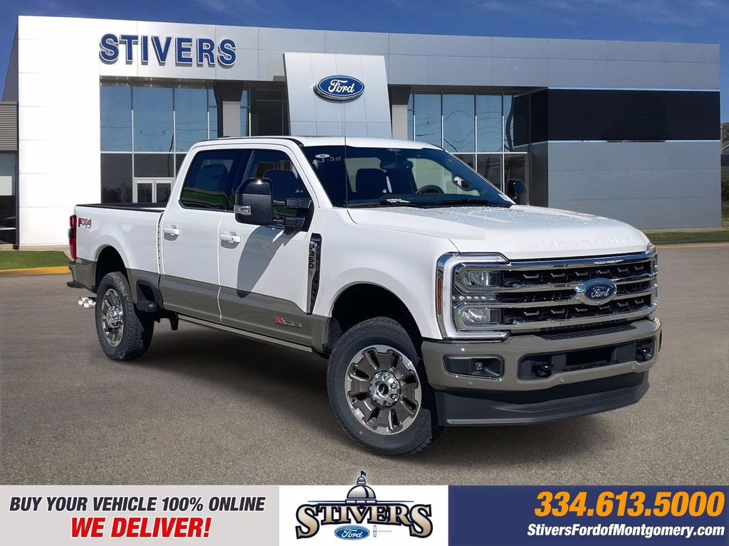 2026 Star White Metallic Tri-Coat Ford Super Duty F-350 SRW King Ranch 4X4 Truck