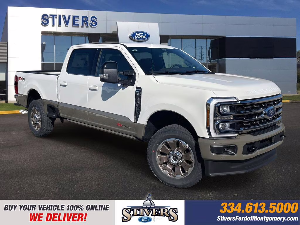 2026 Star White Metallic Tri-Coat Ford Super Duty F-350 SRW King Ranch 4X4 Truck