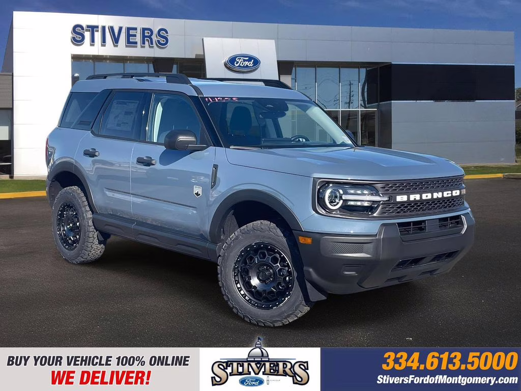 2025 Azure Gray Metallic Tri-Coat Ford Bronco Sport Big Bend 4X4 SUV