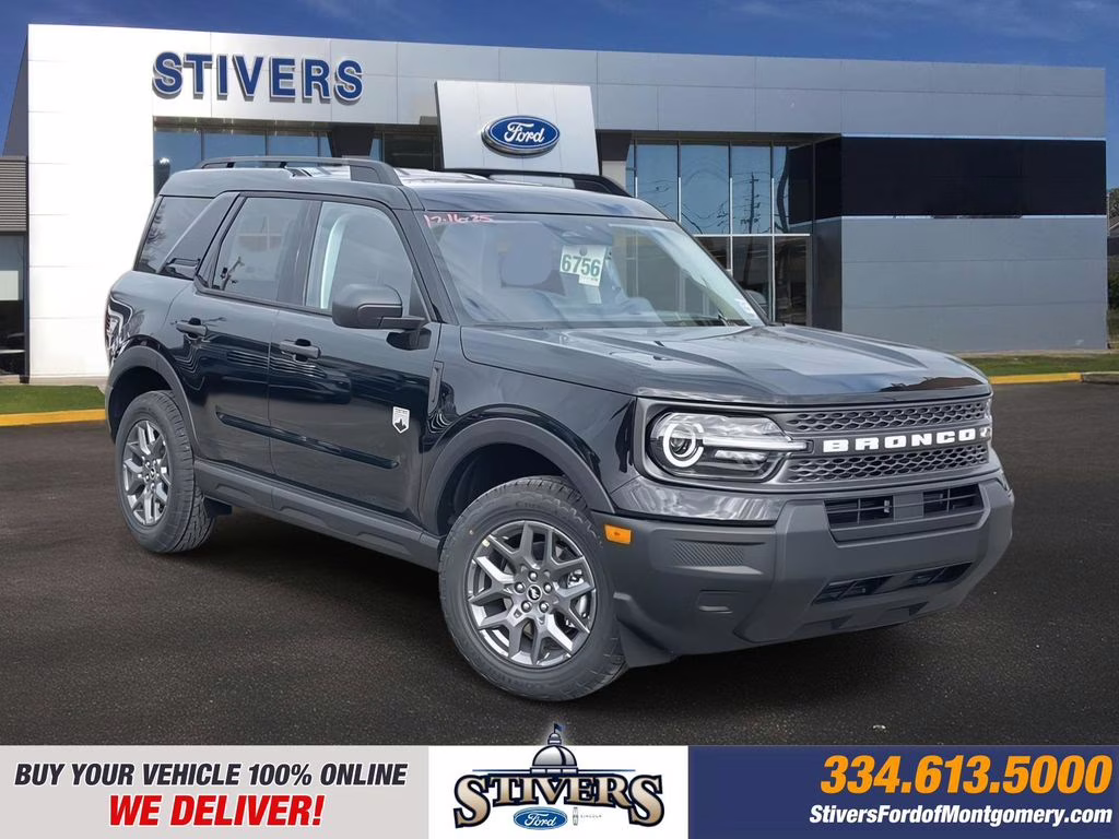2025 Shadow Black Ford Bronco Sport Big Bend 4X4 SUV