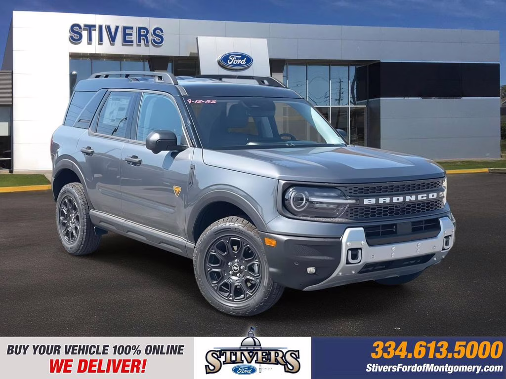 2025 Carbonized Gray Metallic Ford Bronco Sport Badlands 4X4 SUV