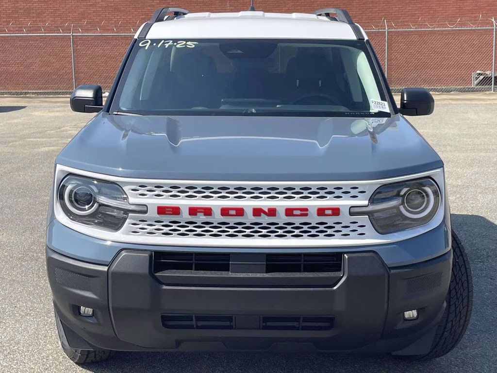 2025 Azure Gray Metallic Tri-Coat Ford Bronco Sport Heritage 4X4 SUV