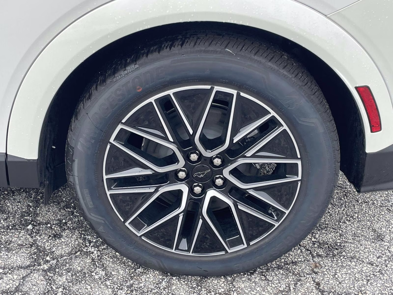 2025 White Metallic Ford Mustang Mach-E Premium RWD SUV