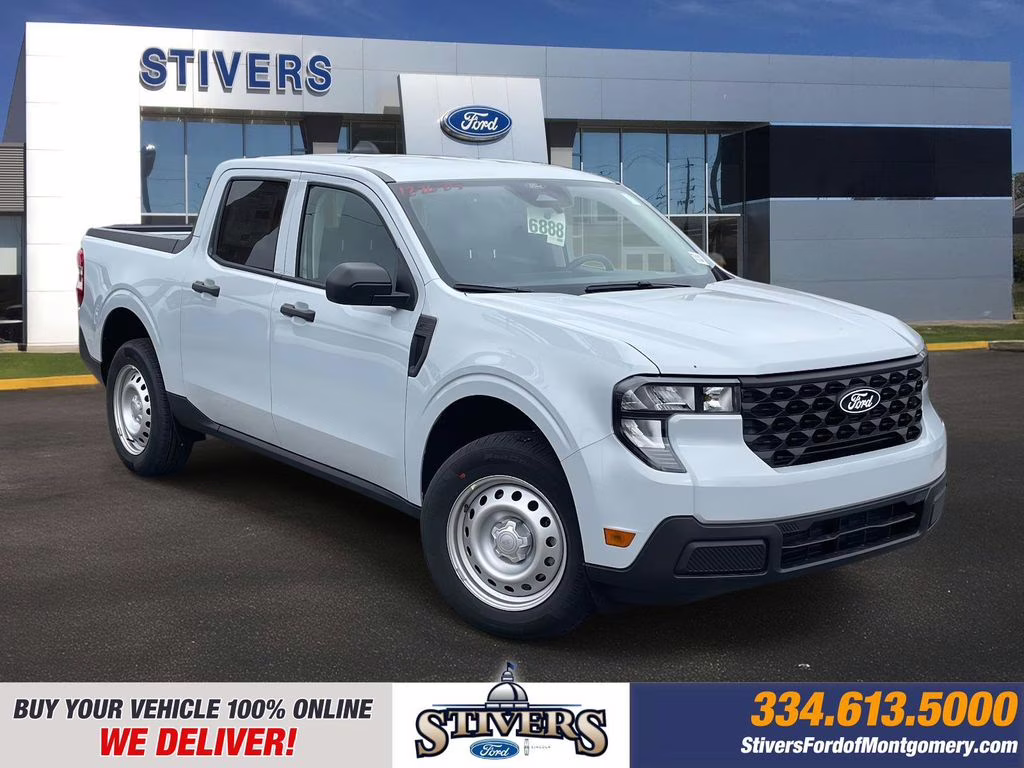 2026 Space White Metallic Ford Maverick XL AWD Truck