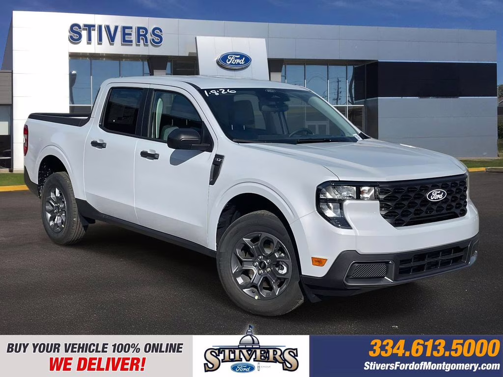 2026 Space White Metallic Ford Maverick XLT AWD Truck
