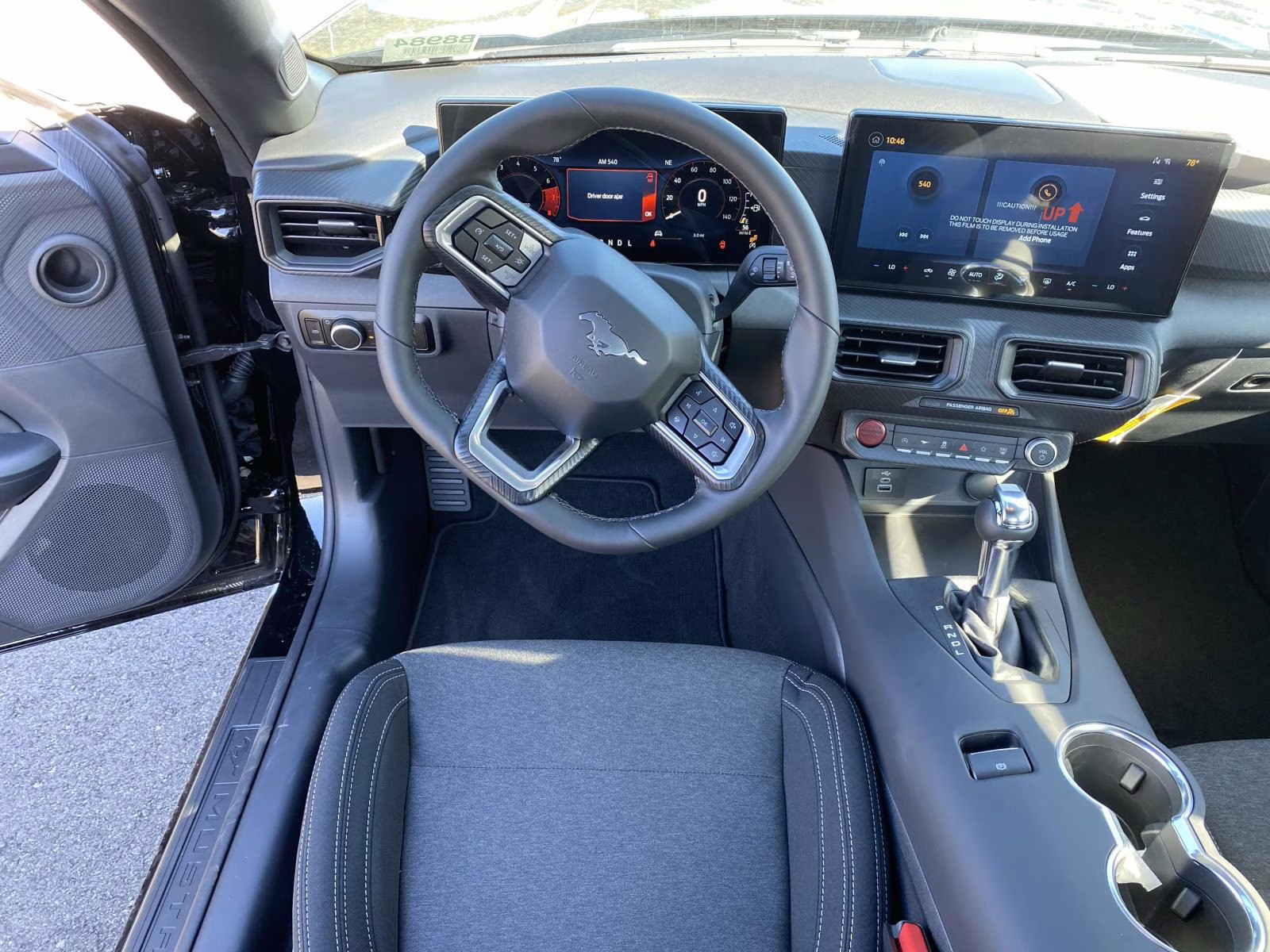 2026 Shadow Black Ford Mustang EcoBoost RWD Coupe