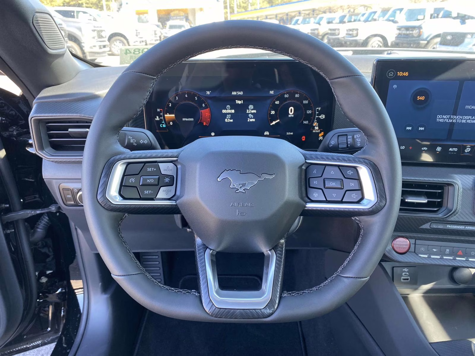 2026 Shadow Black Ford Mustang EcoBoost RWD Coupe