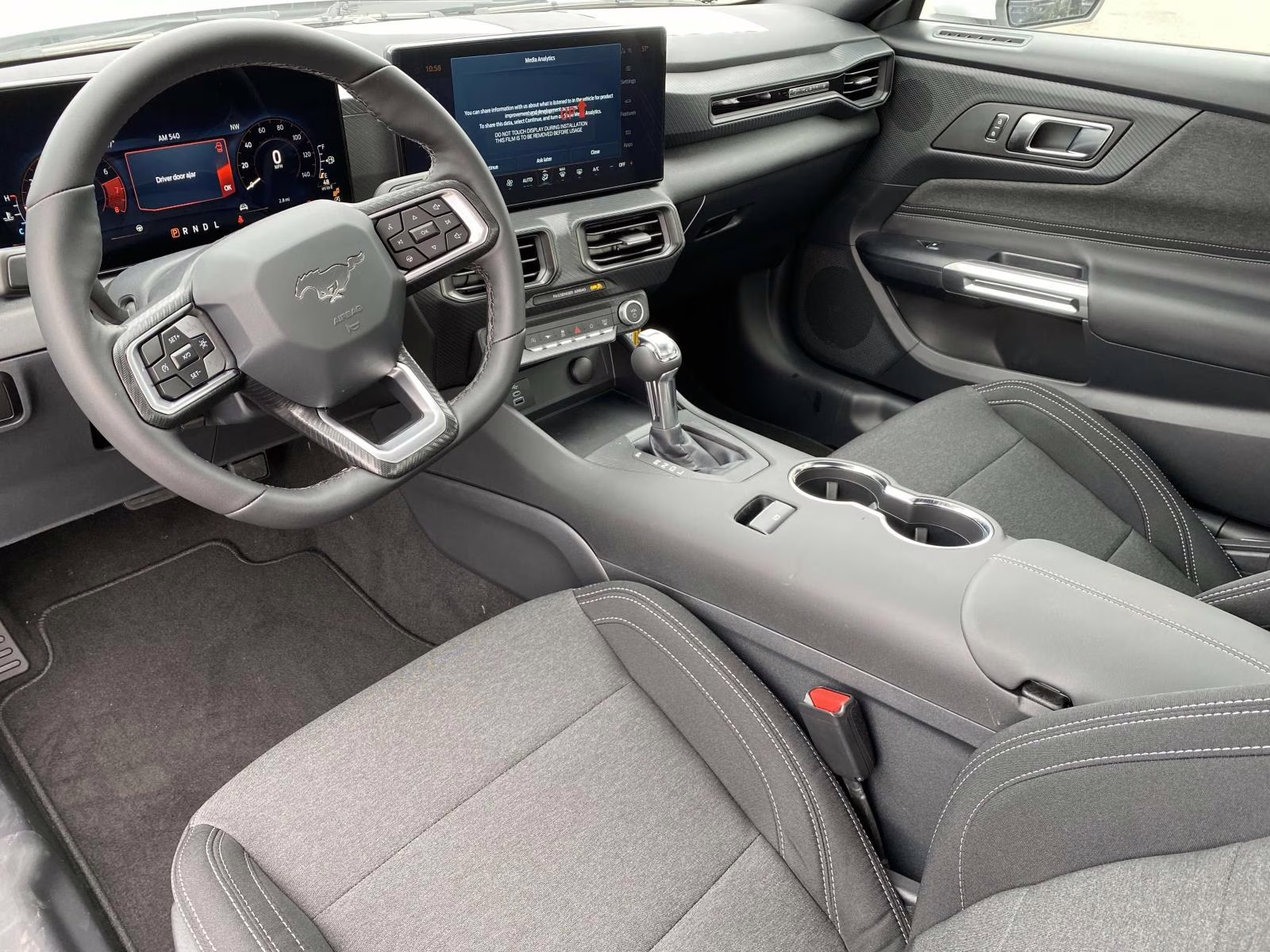 2026 Oxford White Ford Mustang EcoBoost RWD Coupe