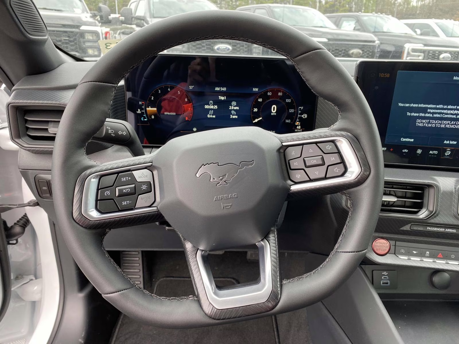 2026 Oxford White Ford Mustang EcoBoost RWD Coupe