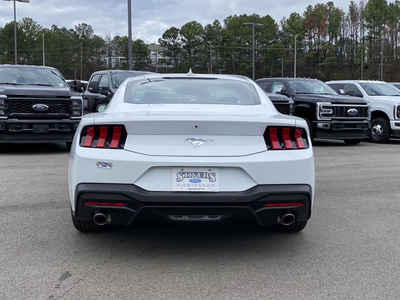 2026 Oxford White Ford Mustang EcoBoost RWD Coupe