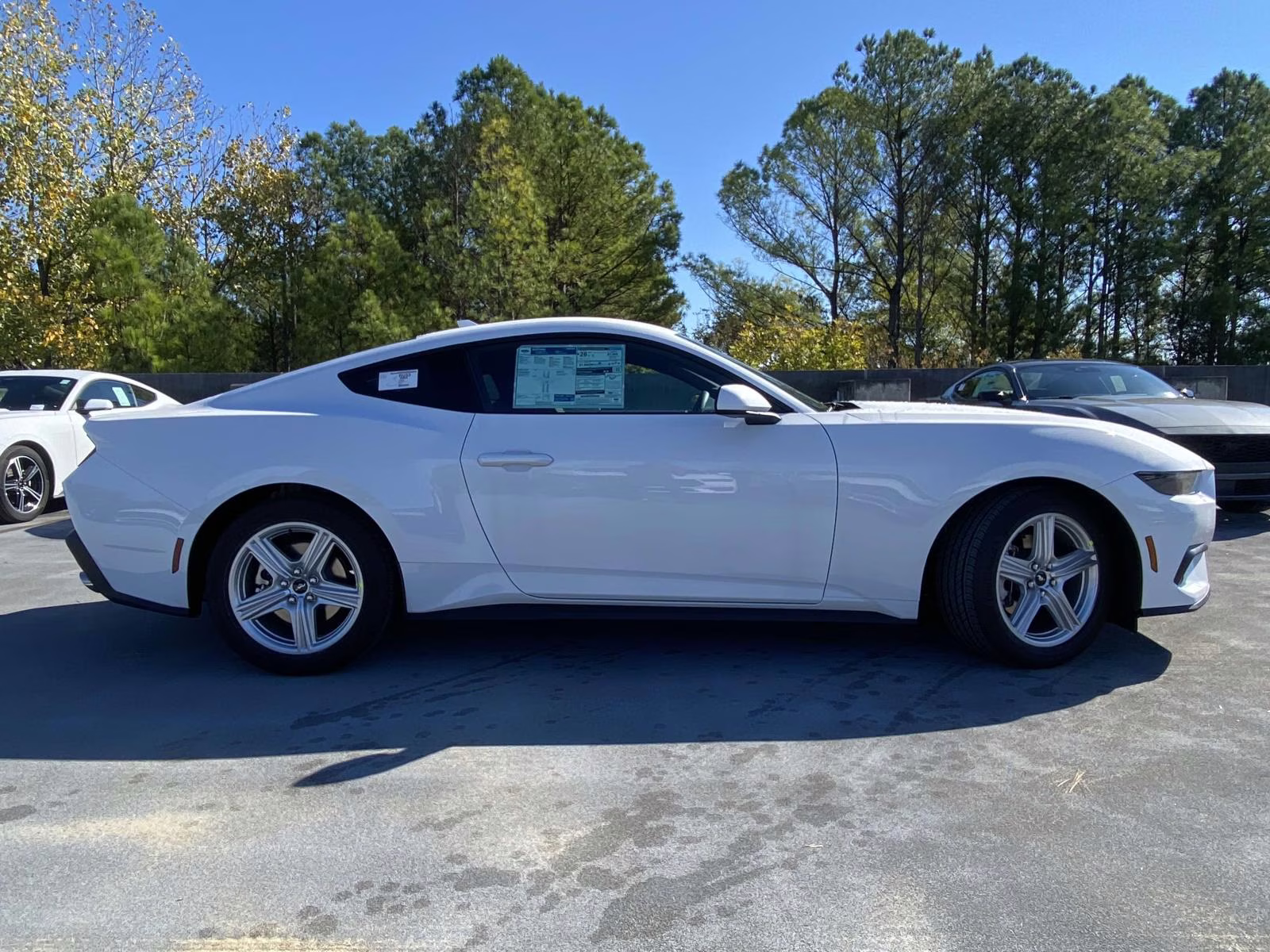 2026 Oxford White Ford Mustang EcoBoost RWD Coupe