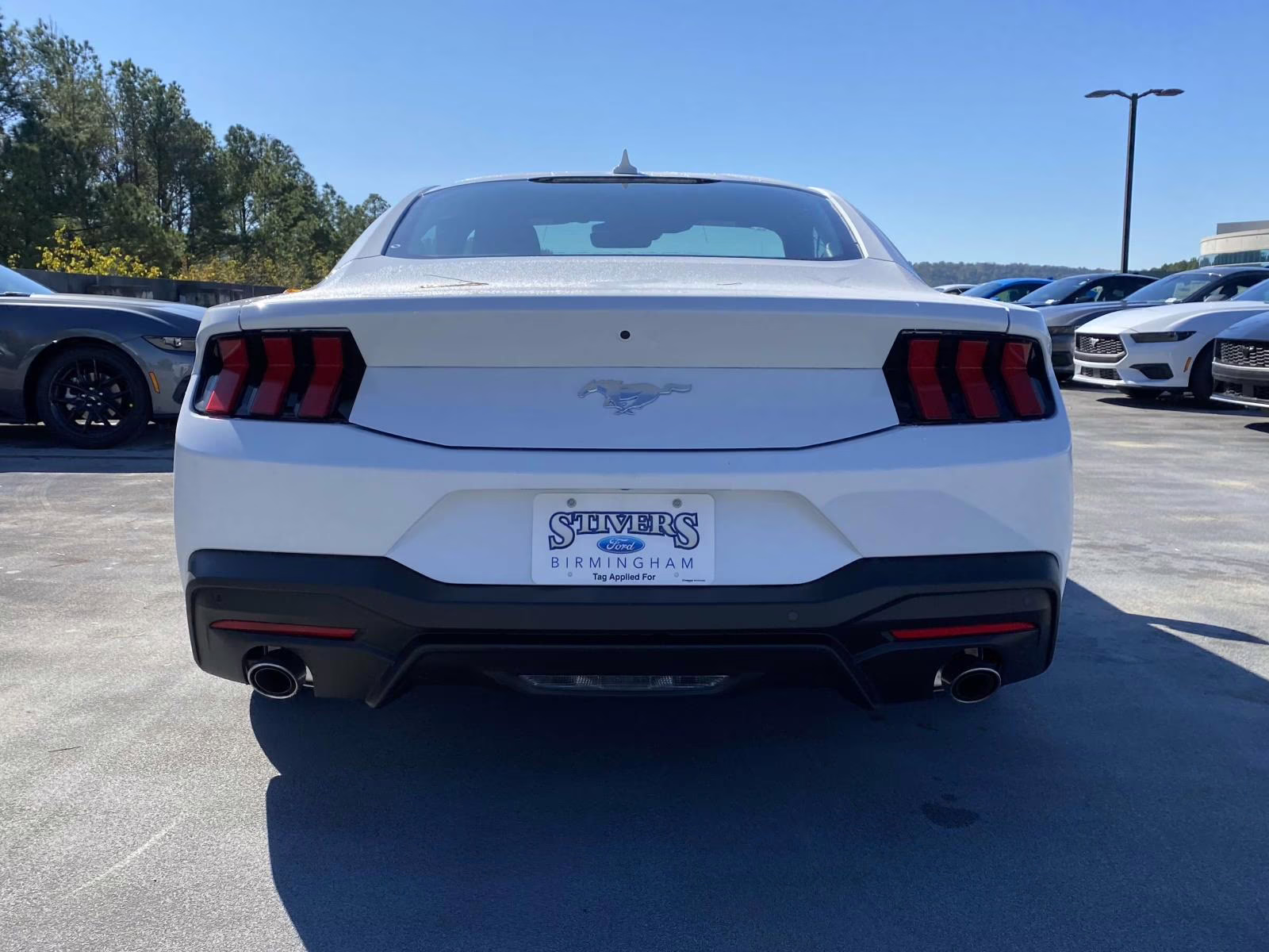 2026 Oxford White Ford Mustang EcoBoost RWD Coupe