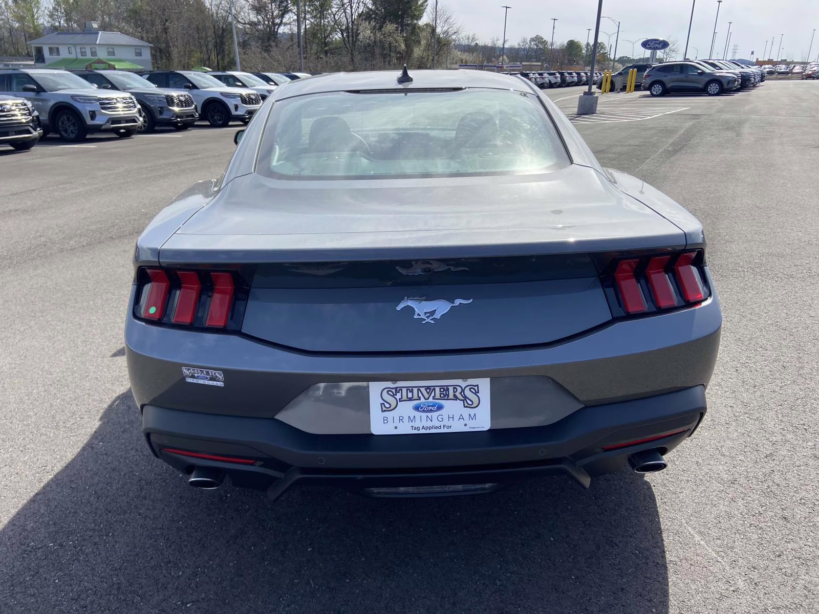 2025 Carbonized Gray Metallic Ford Mustang EcoBoost RWD Coupe