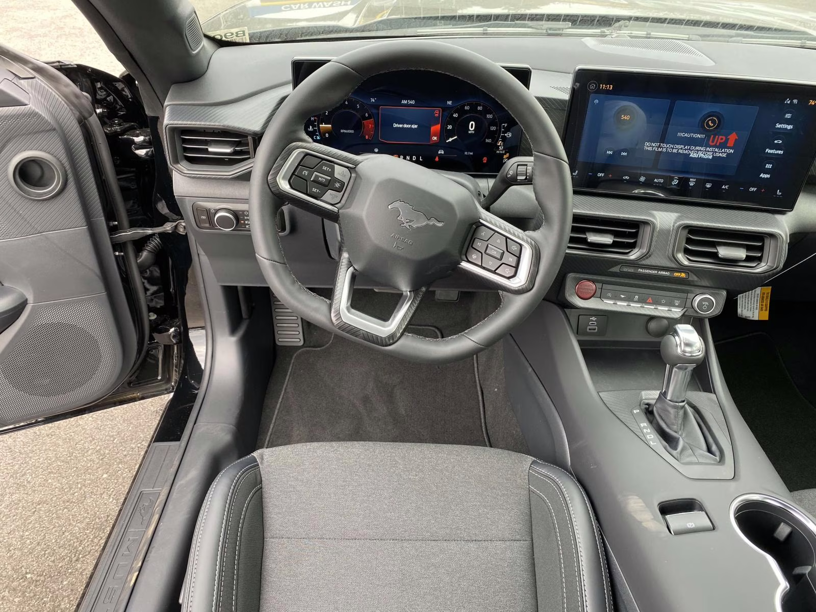 2026 Shadow Black Ford Mustang EcoBoost RWD Coupe