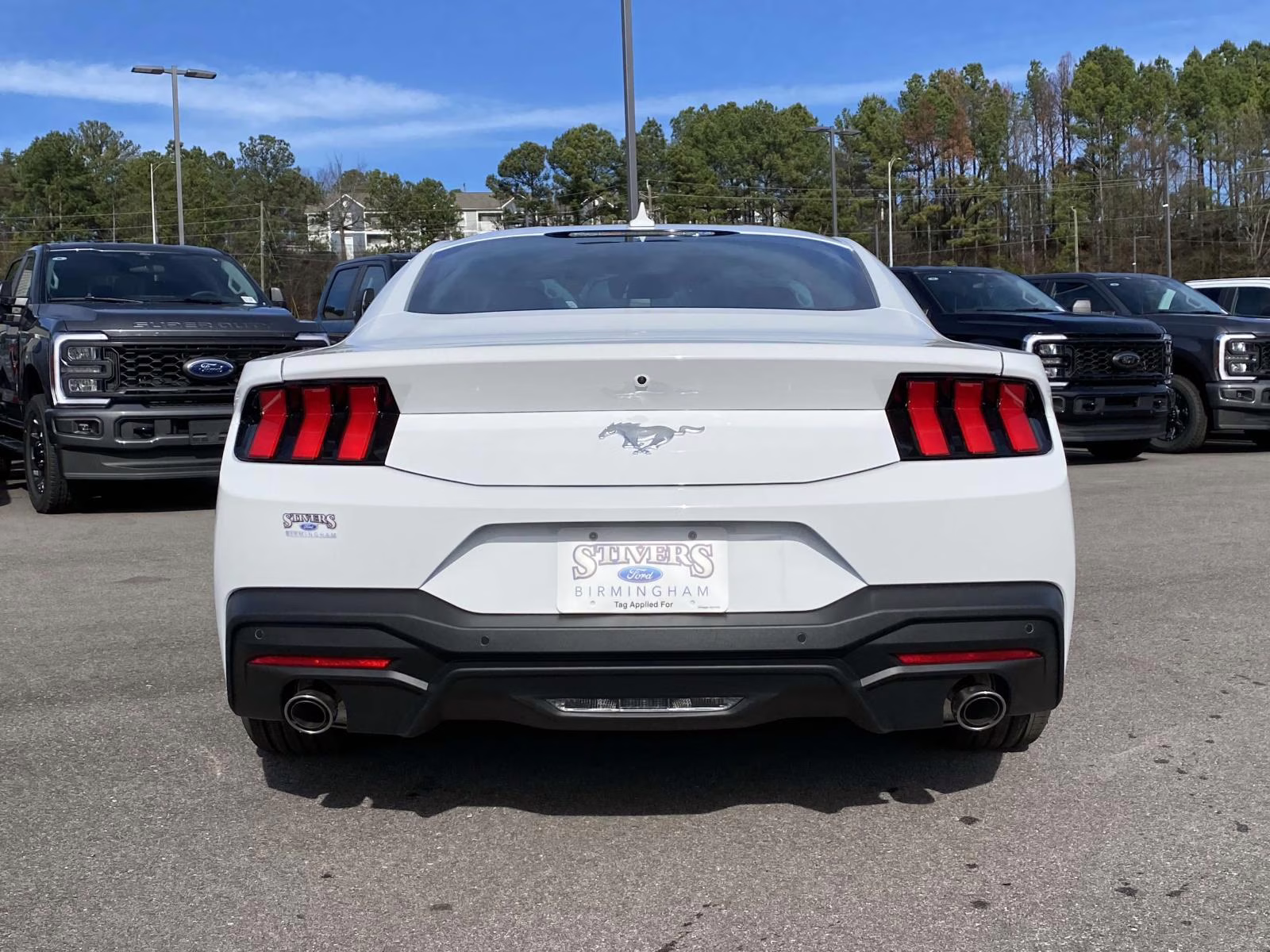 2026 Oxford White Ford Mustang EcoBoost RWD Coupe