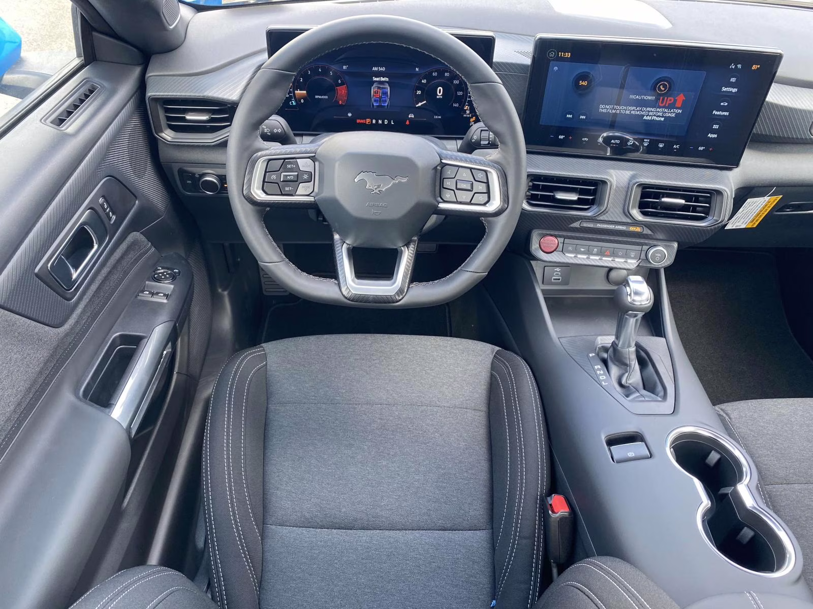 2026 Shadow Black Ford Mustang EcoBoost RWD Coupe