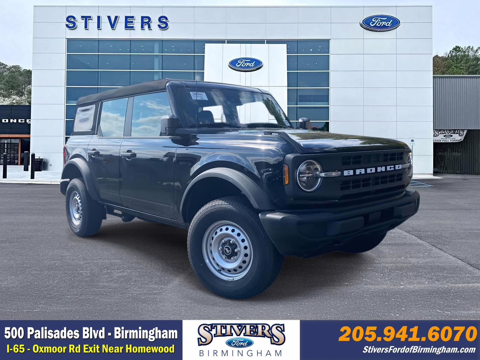 2025 Shadow Black Ford Bronco Base 4X4 SUV