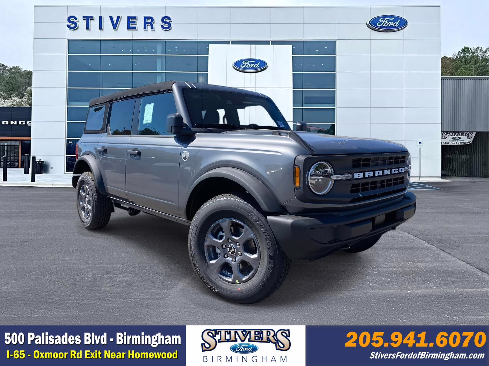 2025 Gray Metallic Ford Bronco Big Bend 4X4 SUV