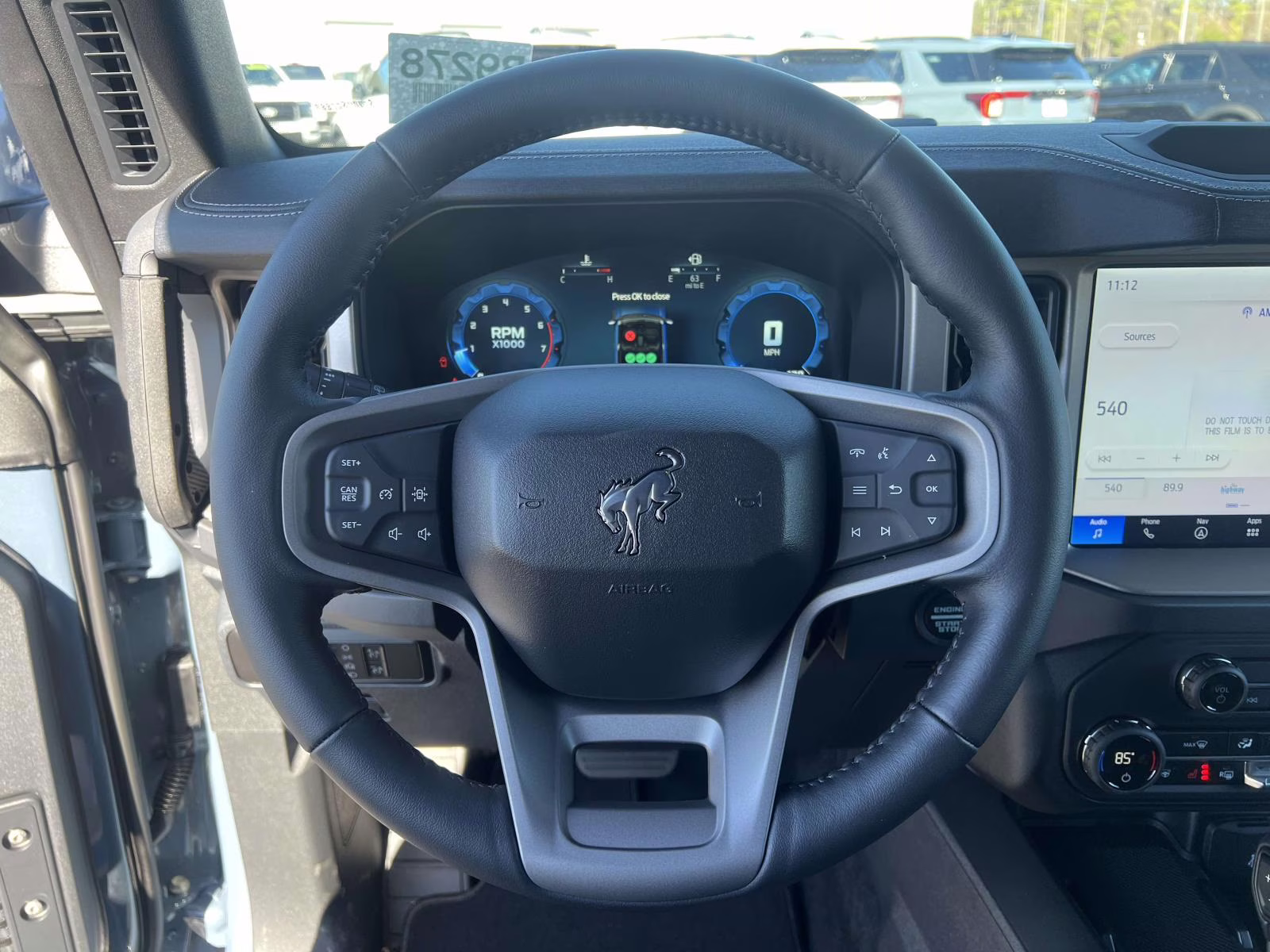 2025 Azure Gray Metallic Tri-Coat Ford Bronco Outer Banks 4X4 SUV