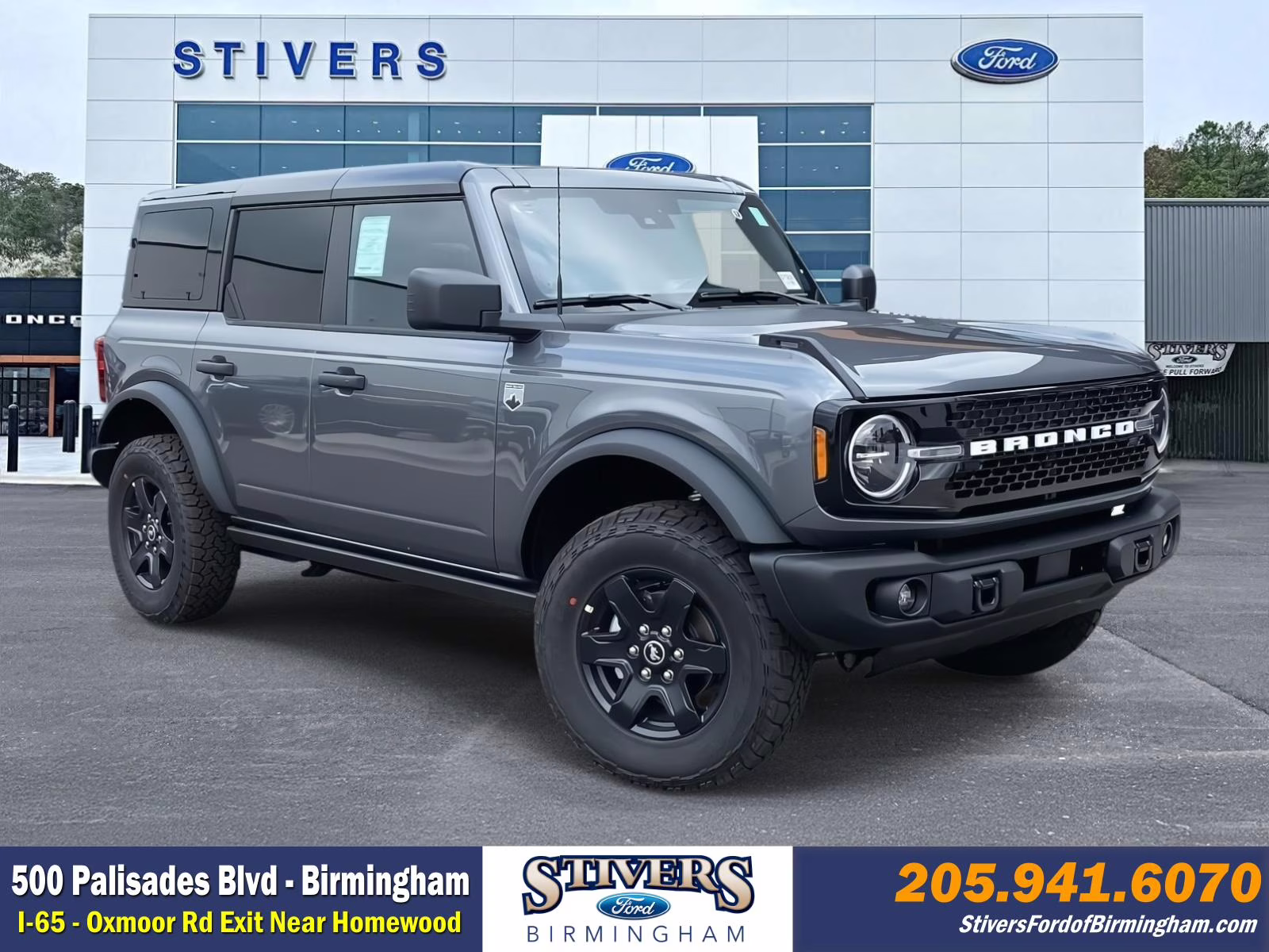 2025 Carbonized Gray Metallic Ford Bronco Big Bend 4X4 SUV