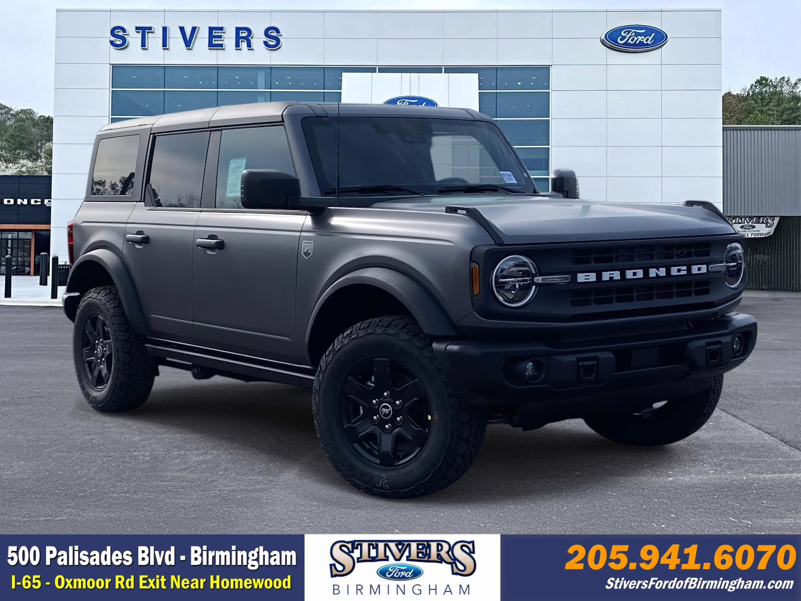 2025 Carbonized Gray Metallic Ford Bronco Big Bend 4X4 SUV
