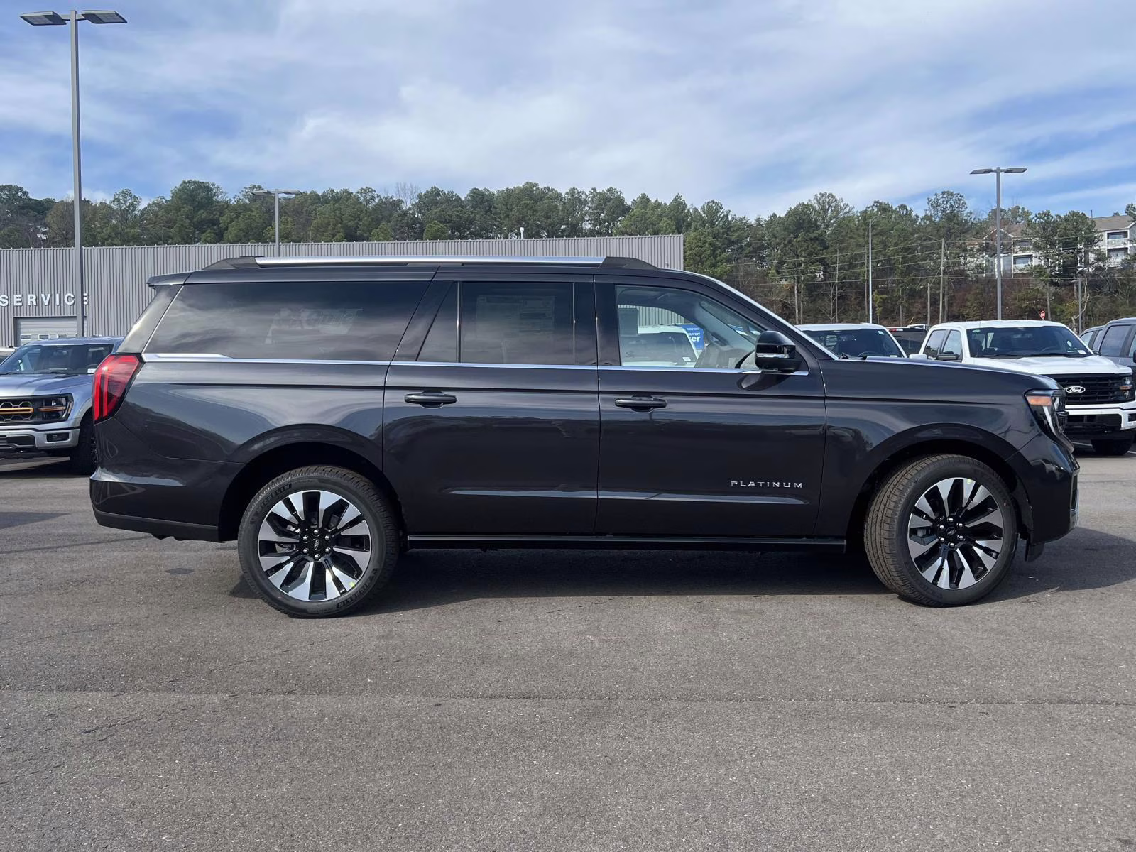 2025 Dark Matter Gray Metallic Ford Expedition Max Platinum 4X4 SUV