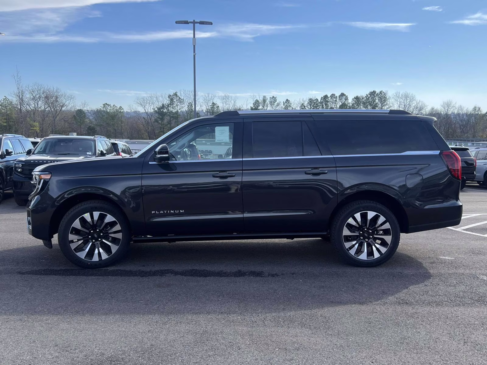 2025 Dark Matter Gray Metallic Ford Expedition Max Platinum 4X4 SUV