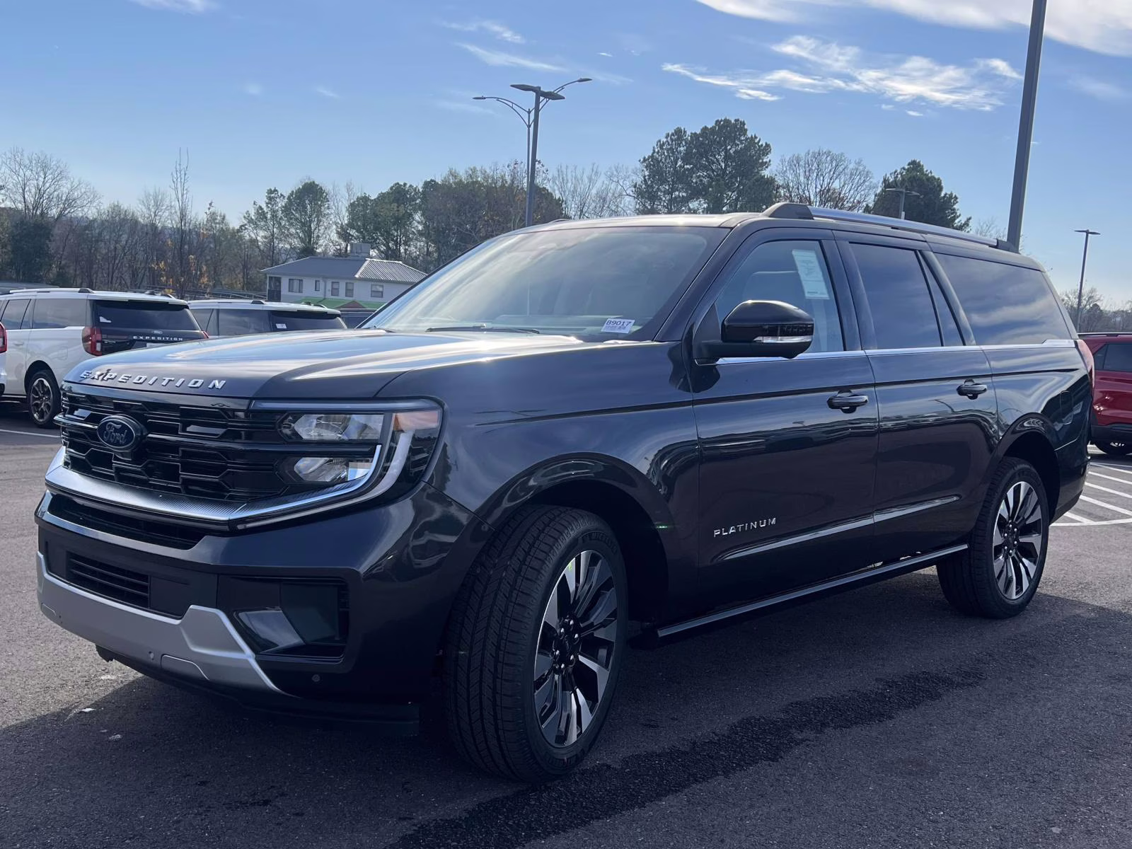 2025 Dark Matter Gray Metallic Ford Expedition Max Platinum 4X4 SUV