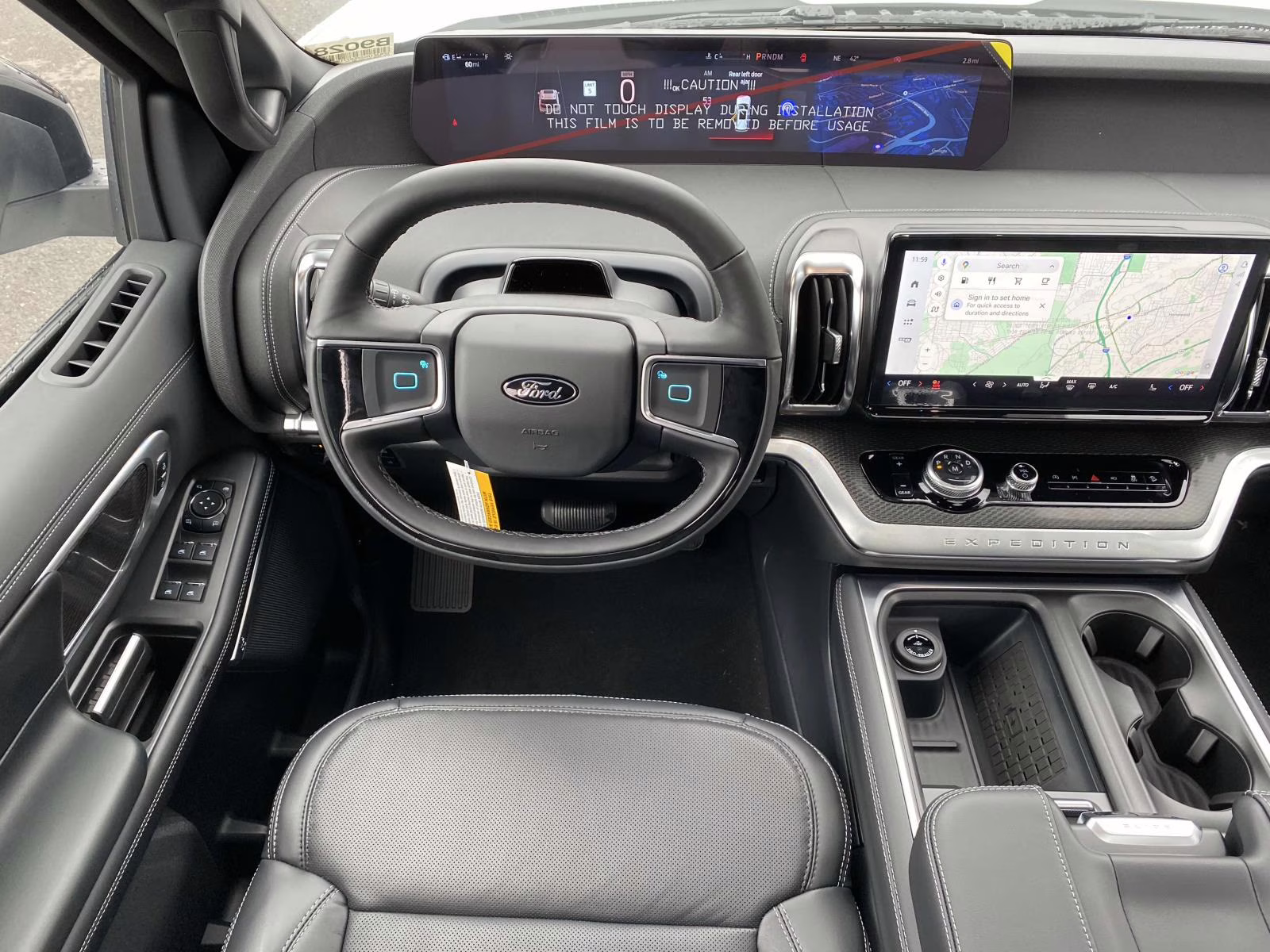 2025 Star White Metallic Tri-Coat Ford Expedition Max Platinum 4X4 SUV