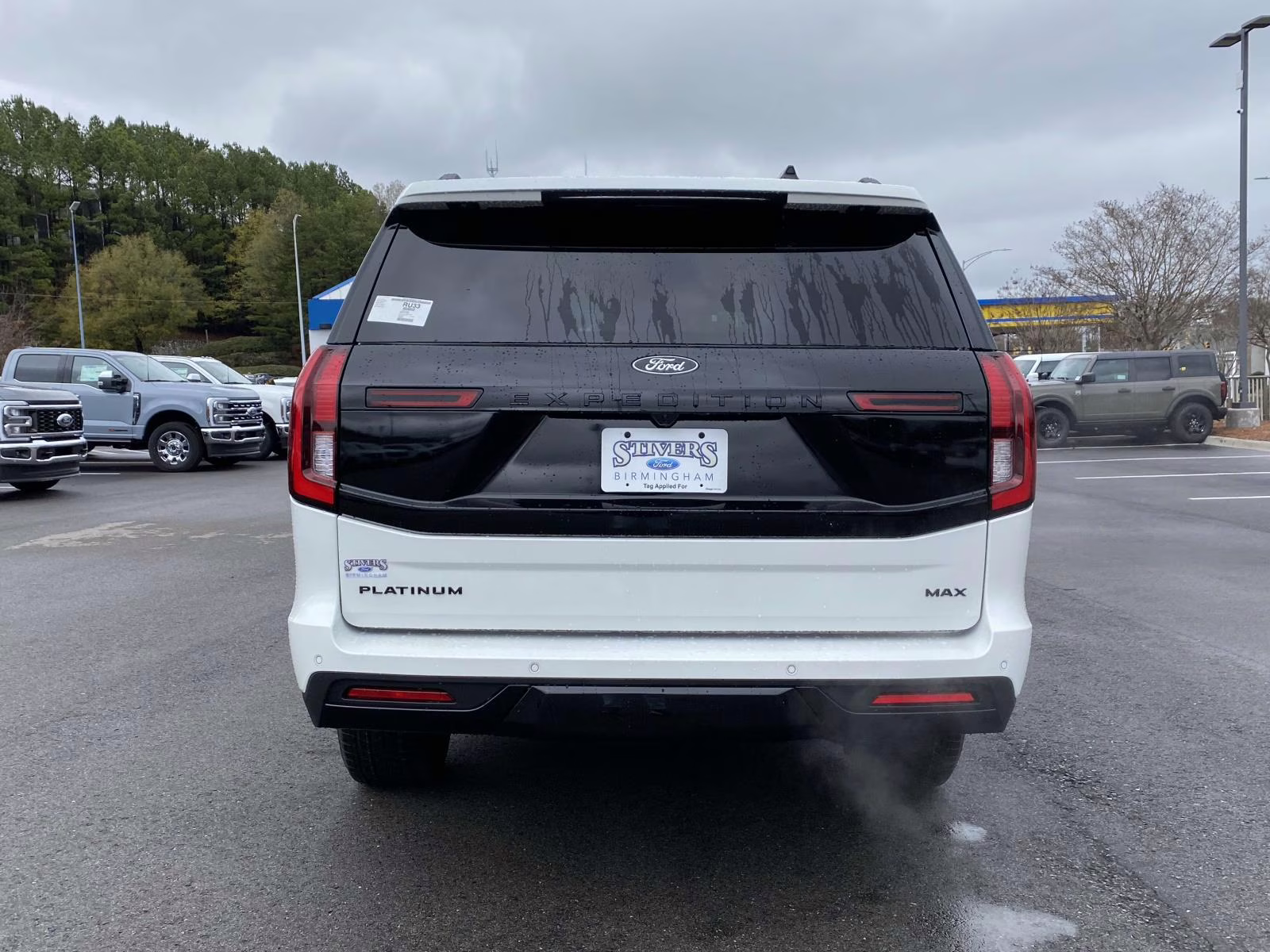 2025 Star White Metallic Tri-Coat Ford Expedition Max Platinum 4X4 SUV