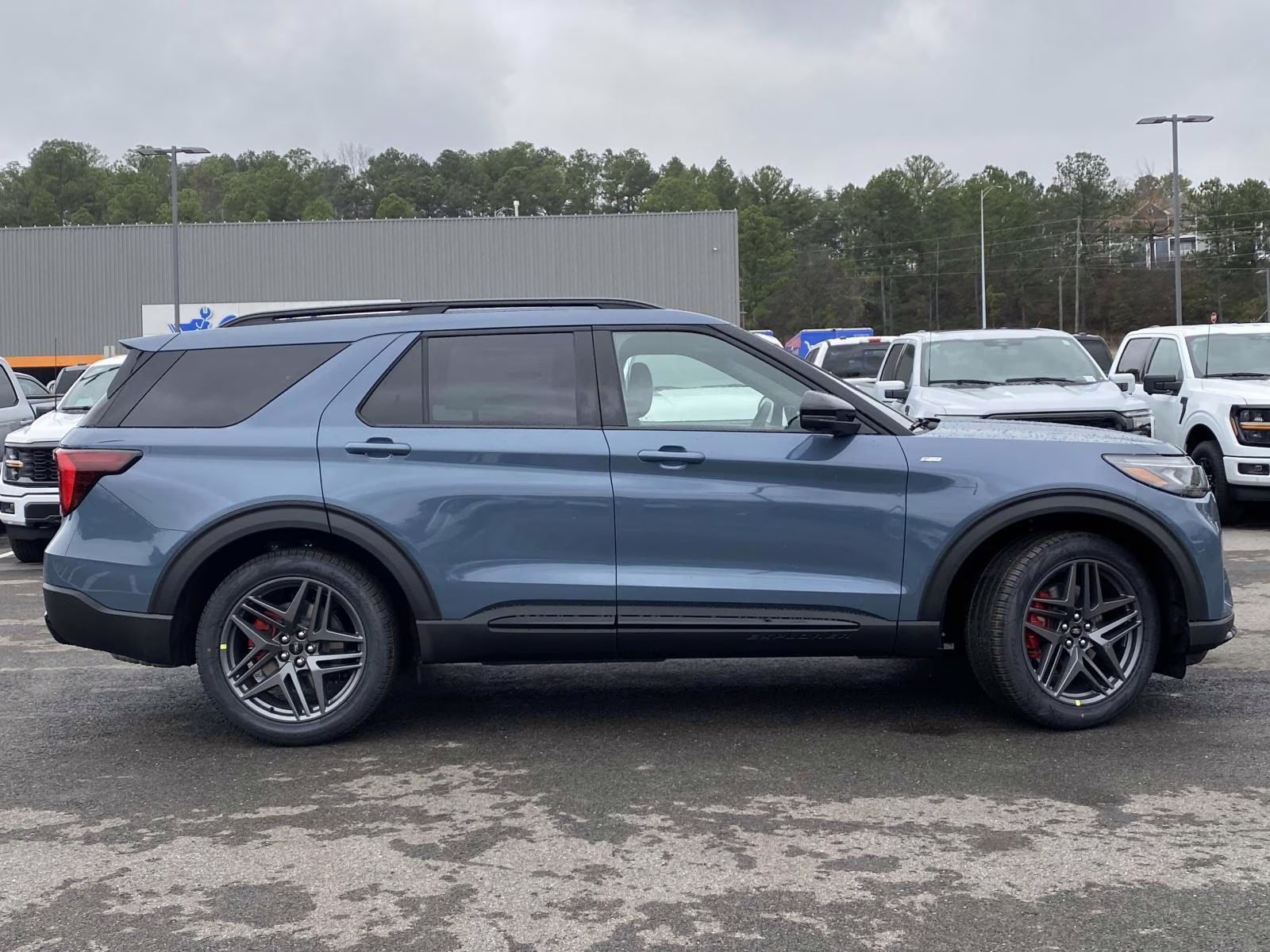 2026 Vapor Blue Metallic Ford Explorer ST-Line RWD SUV
