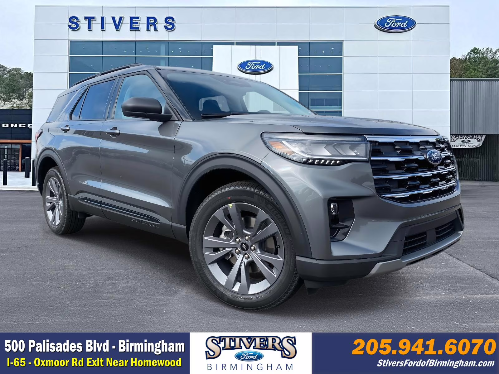 2026 Gray Metallic Ford Explorer Active 4X4 SUV