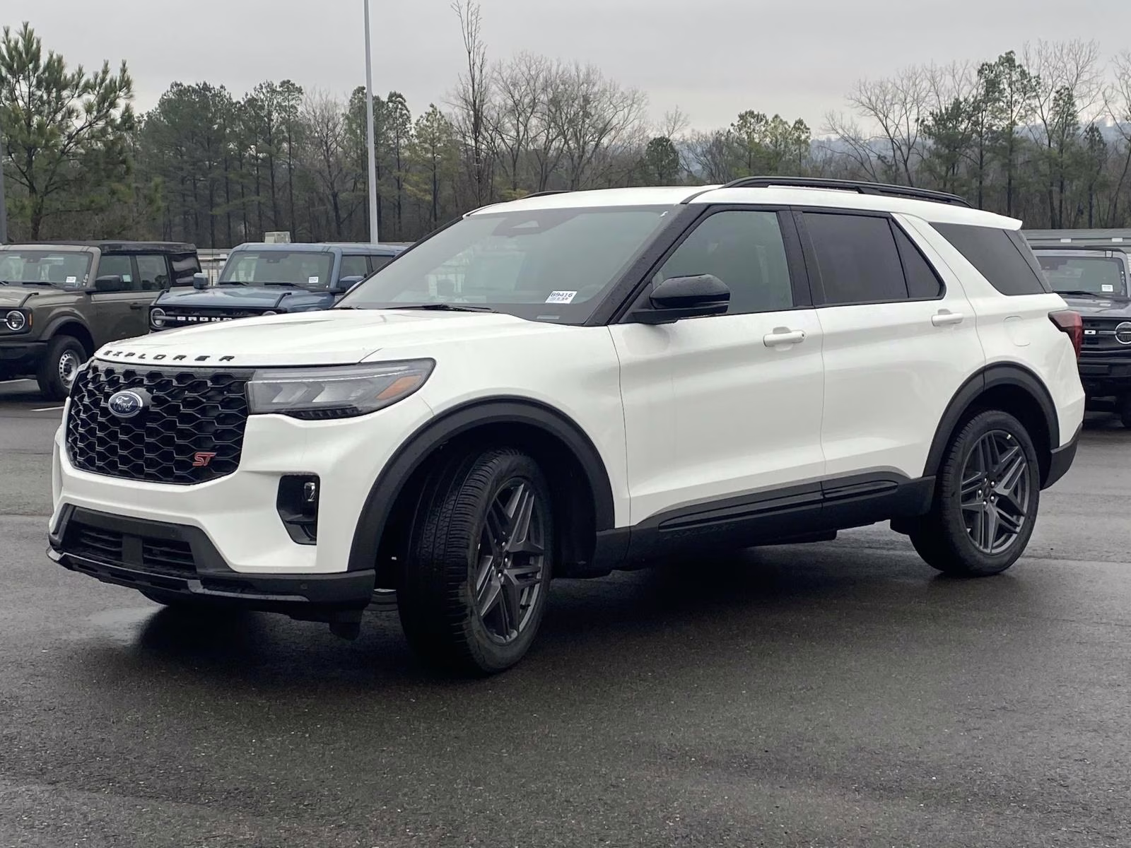 2026 White Metallic Ford Explorer ST 4X4 SUV