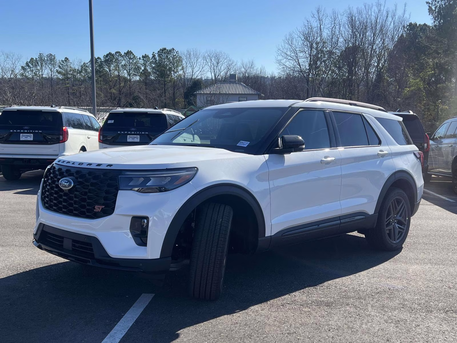 2026 White Metallic Ford Explorer ST 4X4 SUV