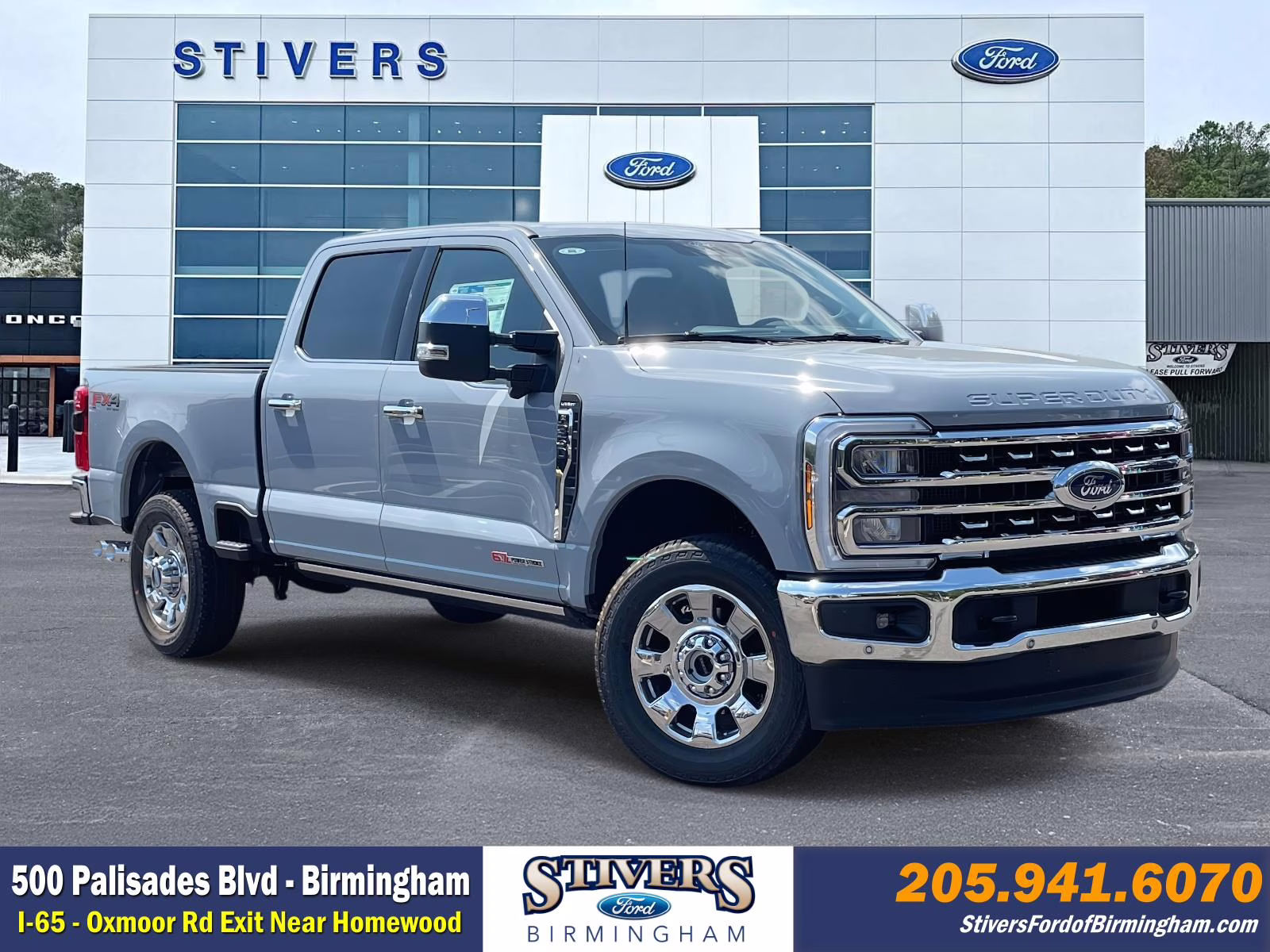 2026 Glacier Gray Ford Super Duty F-350 SRW Lariat 4X4 Truck