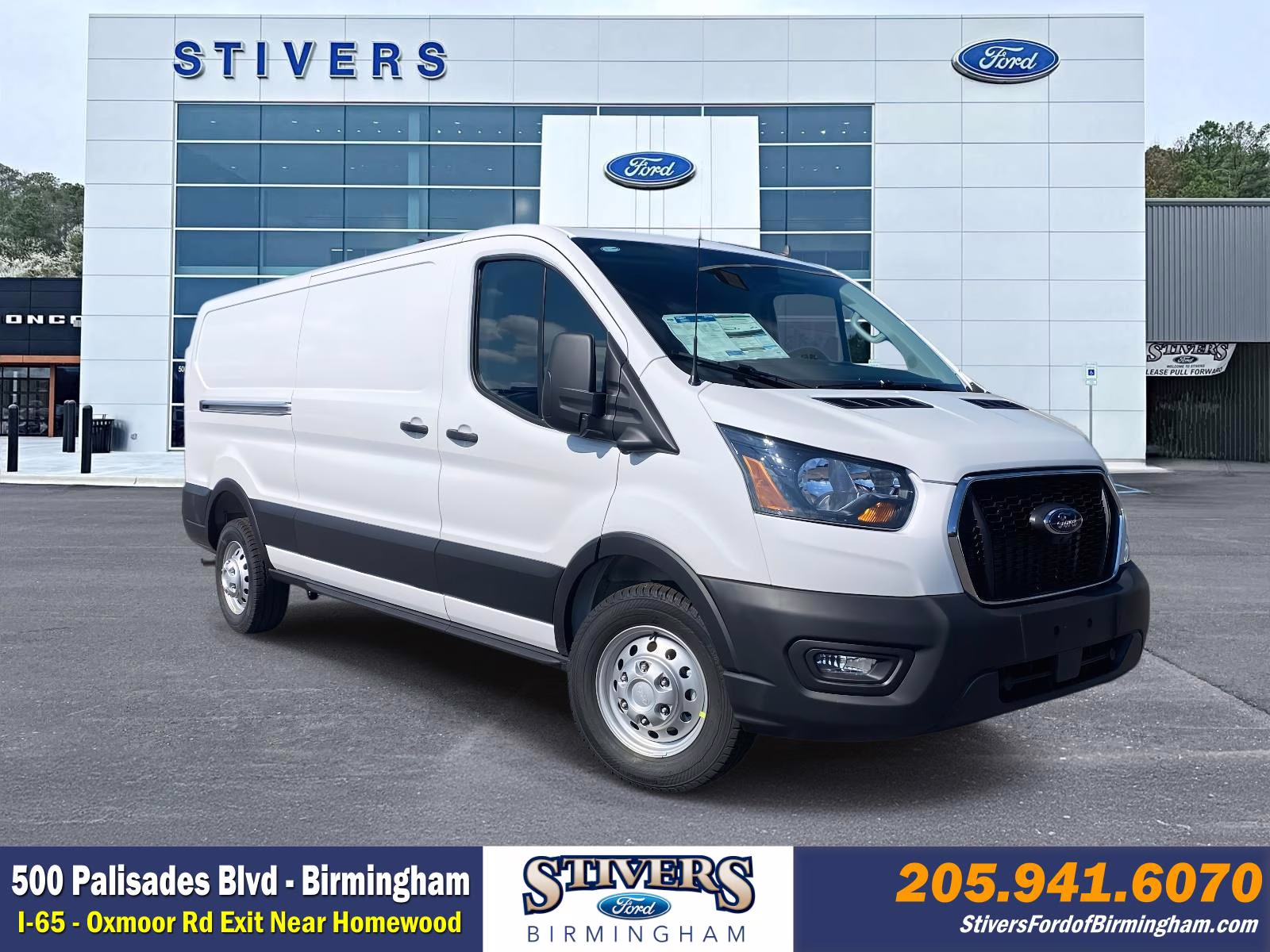 2025 Oxford White Ford Transit-250 Base AWD Van