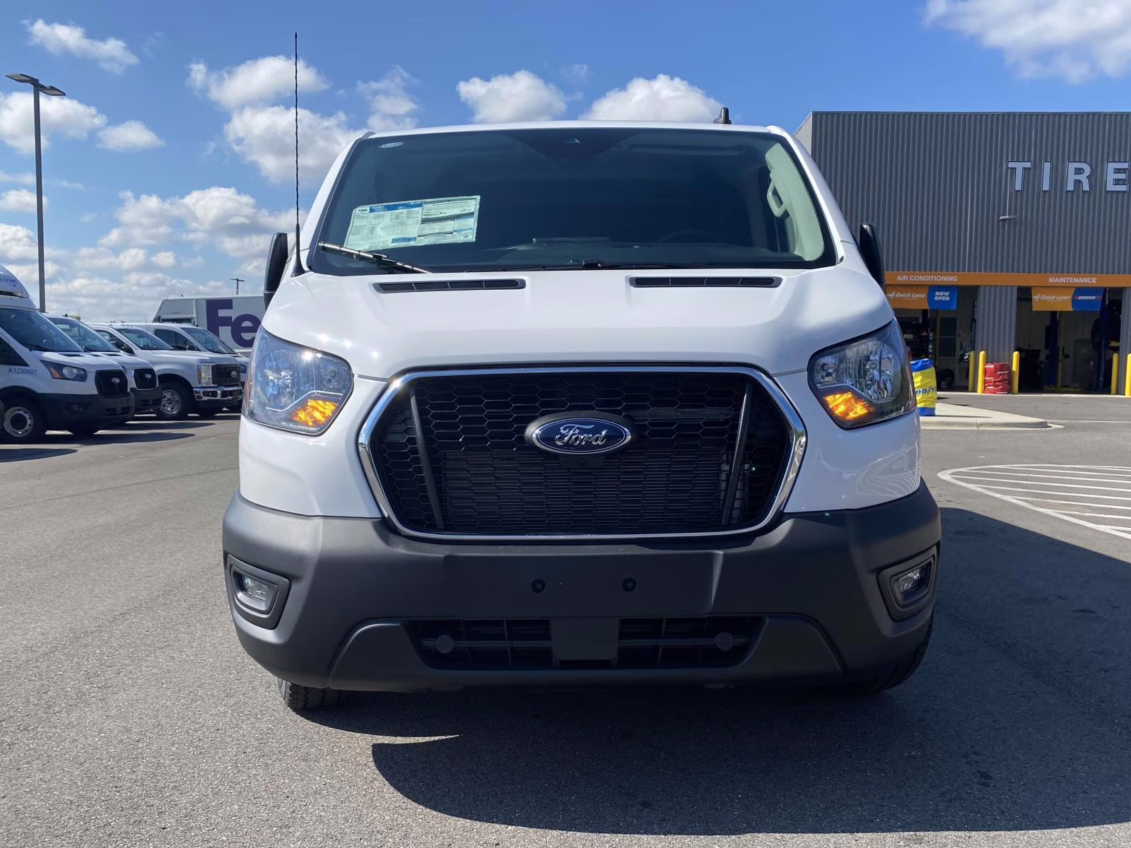 2025 Oxford White Ford Transit-250 Base AWD Van