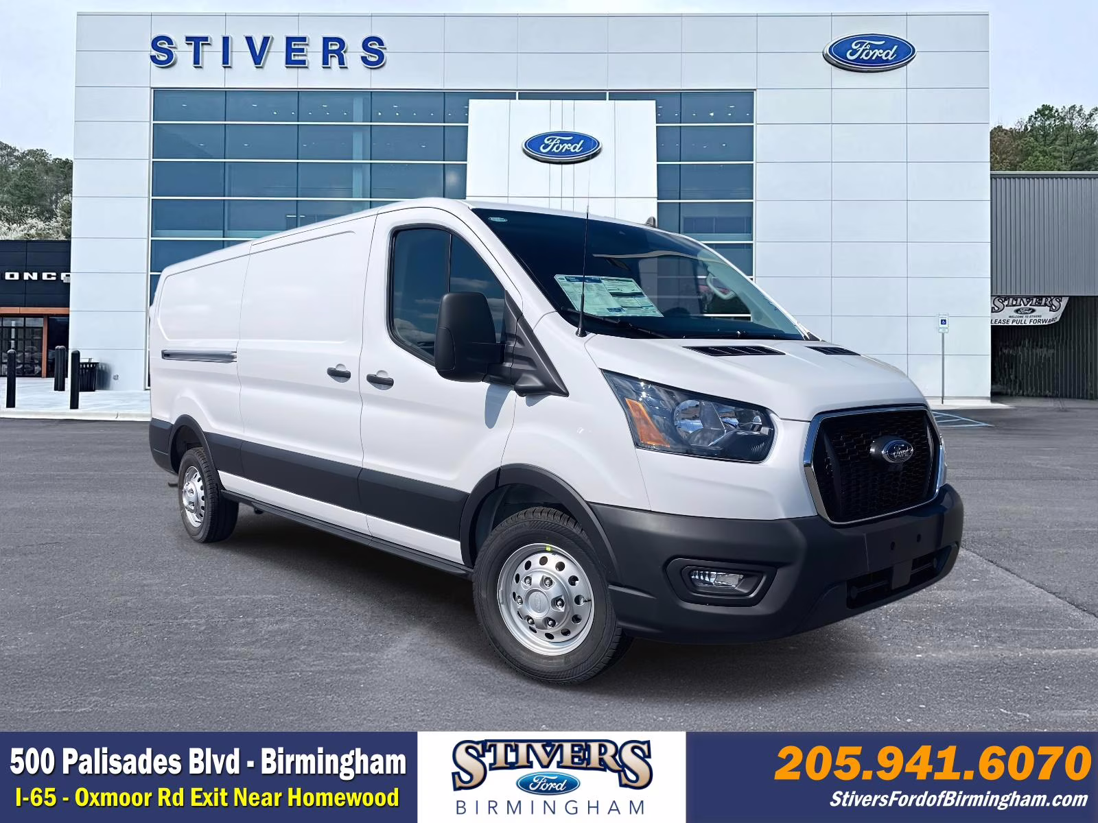 2025 Oxford White Ford Transit-250 Base AWD Van