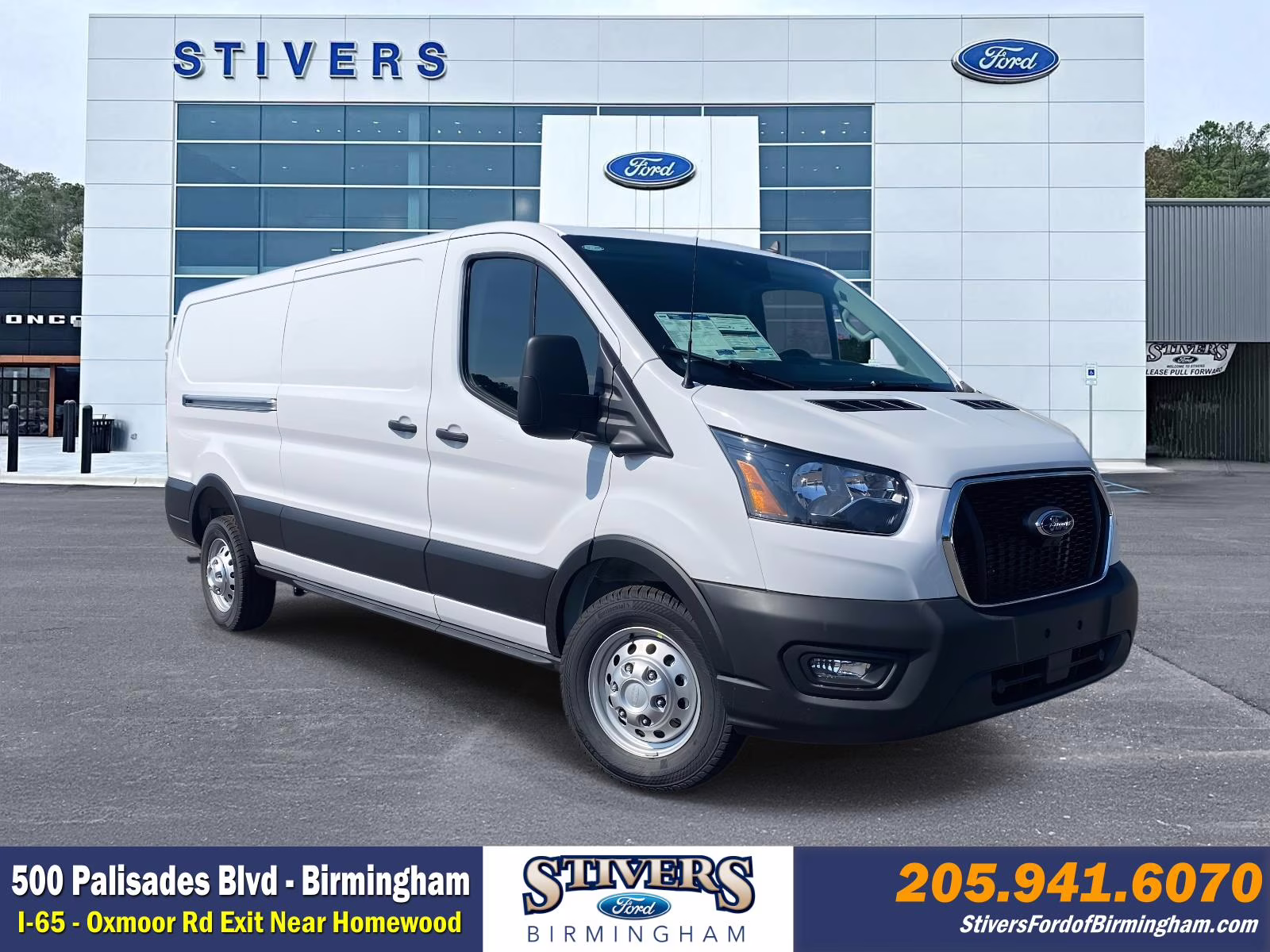 2025 Oxford White Ford Transit-250 Base AWD Van