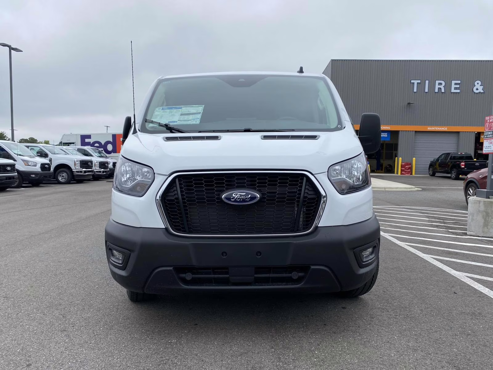 2025 Oxford White Ford Transit-250 Base AWD Van