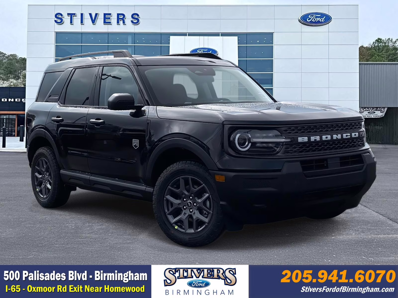 2025 Shadow Black Ford Bronco Sport Big Bend 4X4 SUV