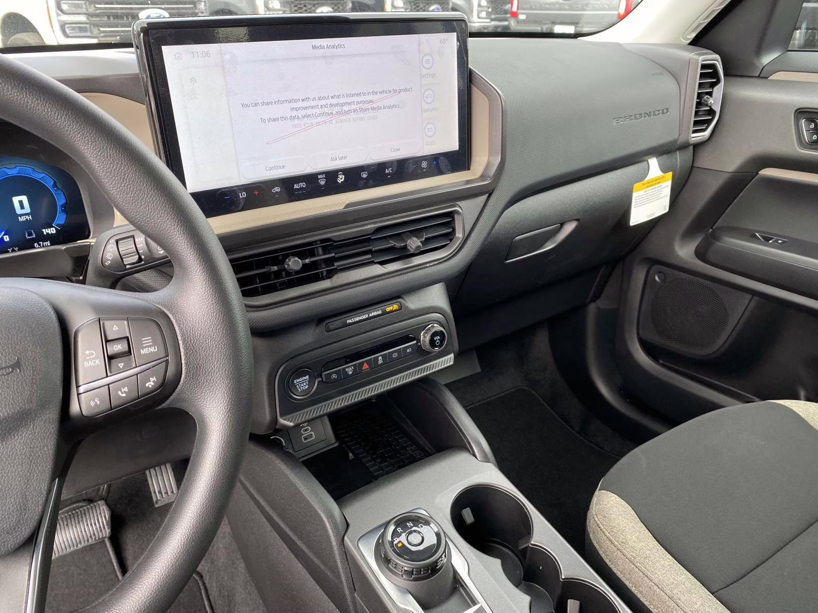 2025 Shadow Black Ford Bronco Sport Big Bend 4X4 SUV