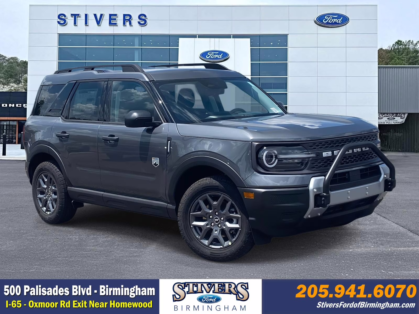 2025 Gray Metallic Ford Bronco Sport Big Bend 4X4 SUV
