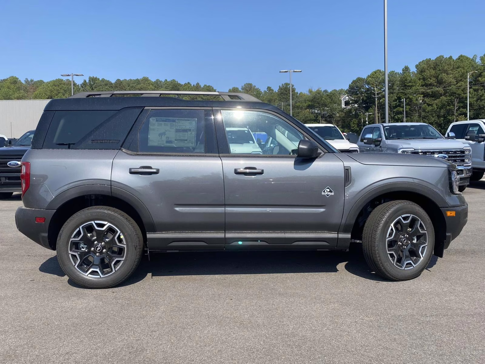 2025 Gray Metallic Ford Bronco Sport Outer Banks 4X4 SUV