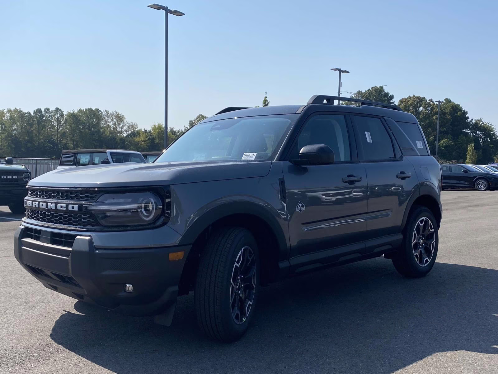 2025 Gray Metallic Ford Bronco Sport Outer Banks 4X4 SUV