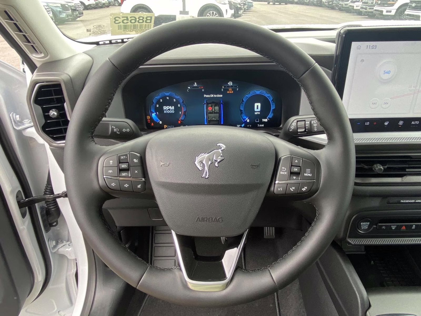 2025 Oxford White Ford Bronco Sport Outer Banks 4X4 SUV