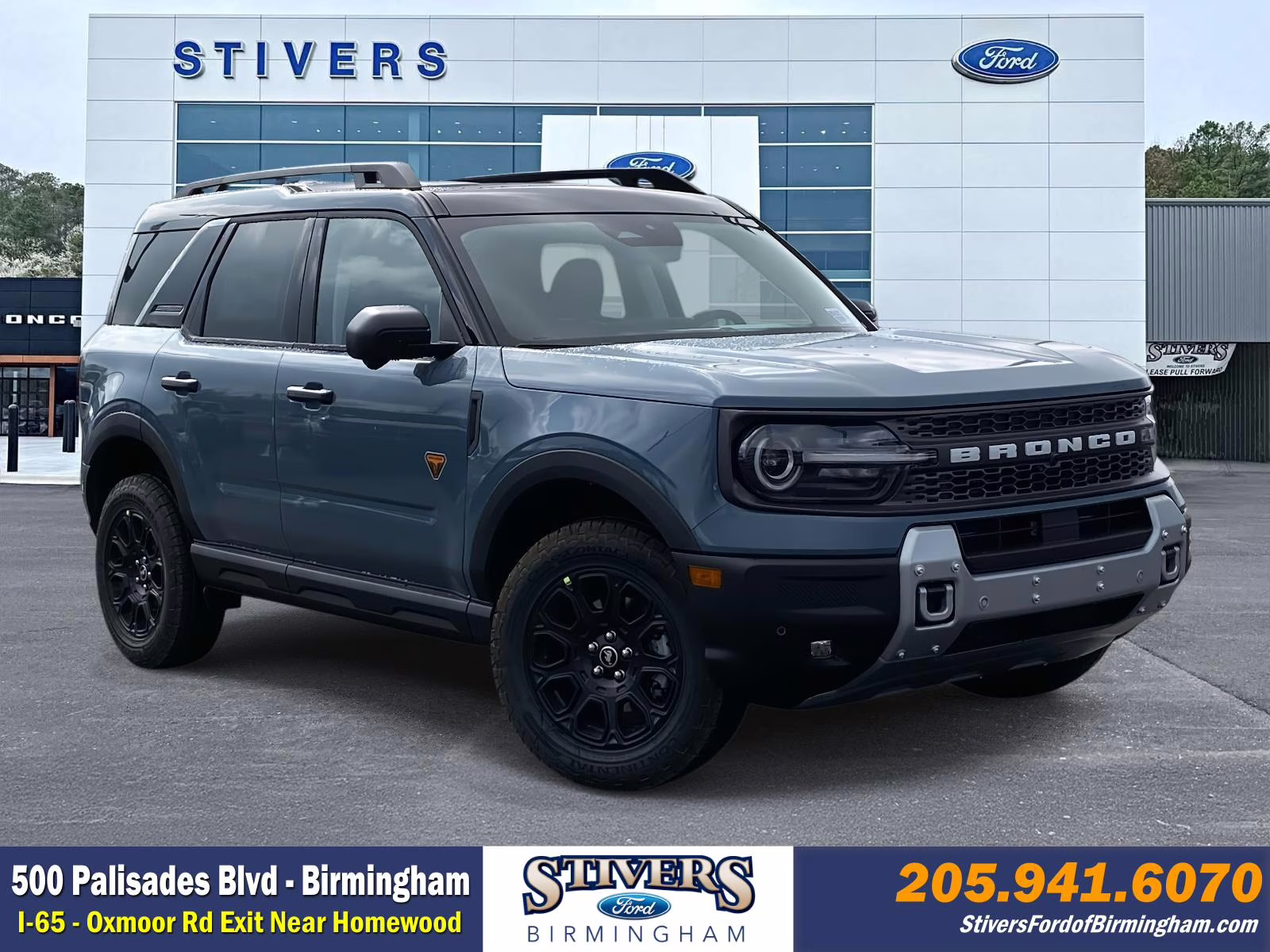 2025 Azure Gray Metallic Ford Bronco Sport Badlands 4X4 SUV