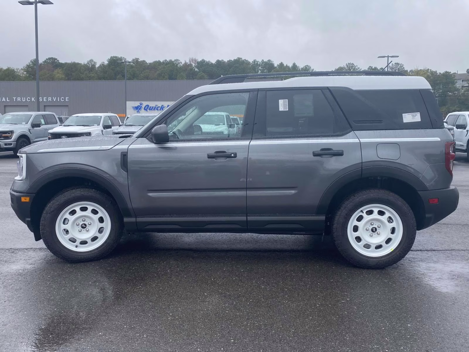 2025 Gray Metallic Ford Bronco Sport Heritage 4X4 SUV